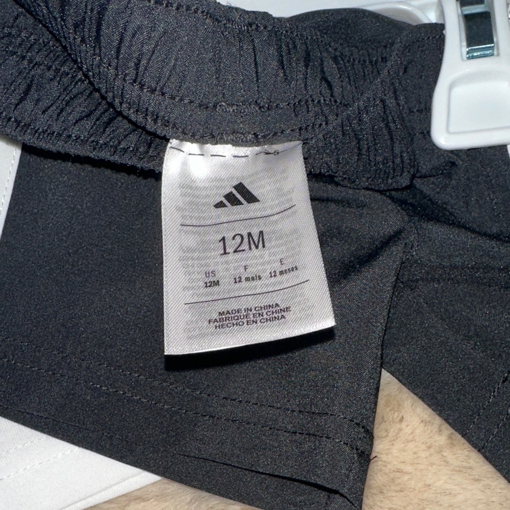 NEW Adidas Kids White T-Shirt & Shorts 2 pc Set - Picture 7 of 10